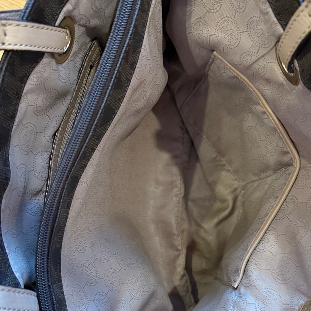 Michael Kors Dark Brown Signature Tote - Picture 3 of 5